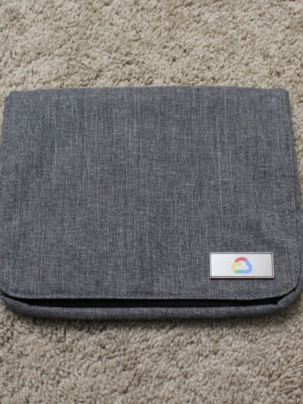 Tablet / IPad Soft Pouch - 8" Width x 10" Height Color Gray Pockets And Sections